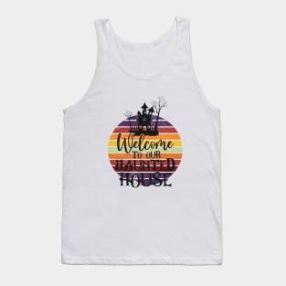 Welcome to our Haunted House Tank Top